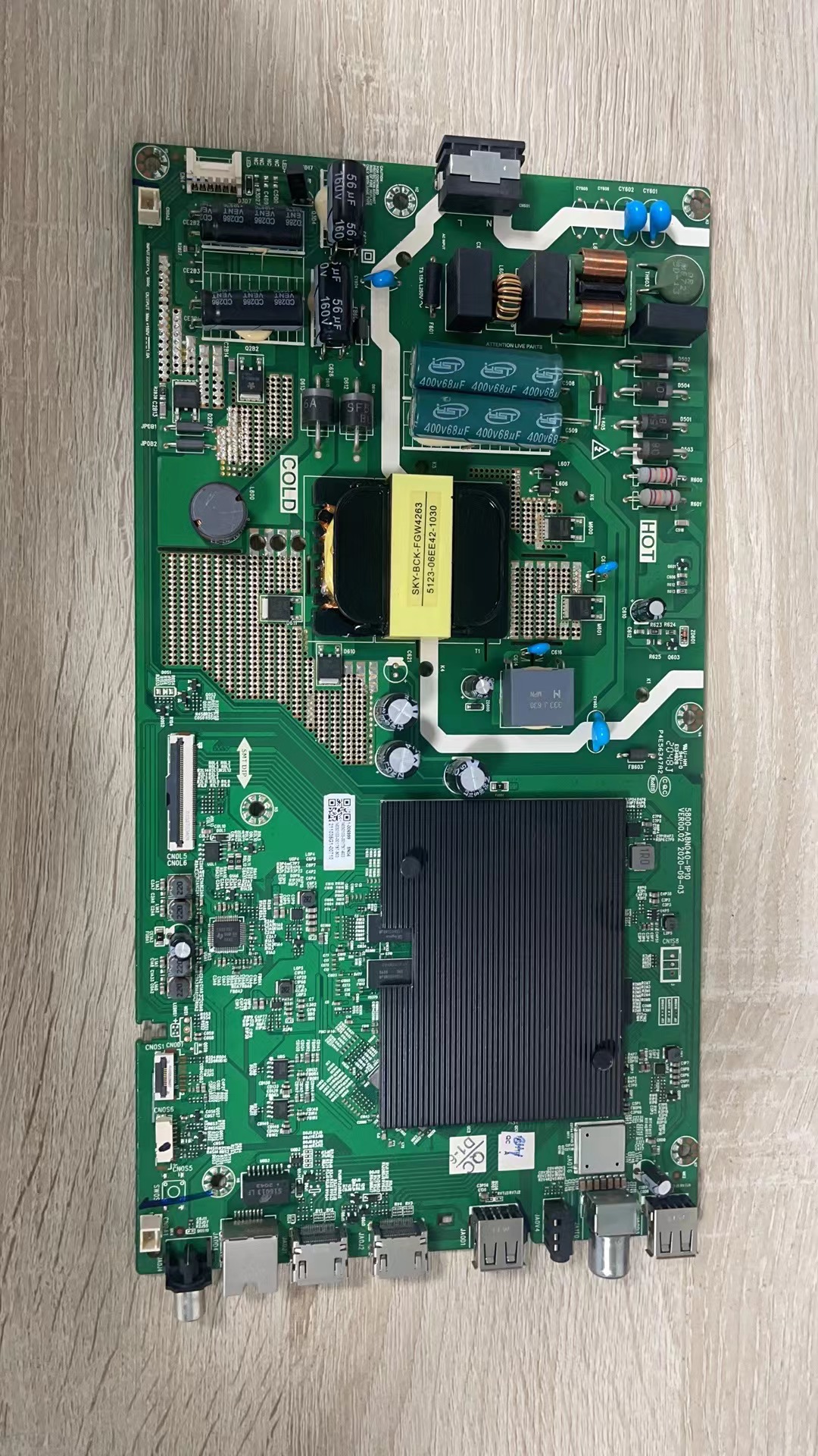 原装创维55H4电视机主板5800-A8N040-1P10屏RDL550WY LN0-01K实拍