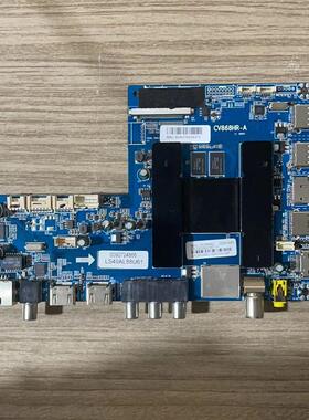 实图原装海尔LS49AL88U61液晶电视主板CV868HR-A屏BOEI490WU1