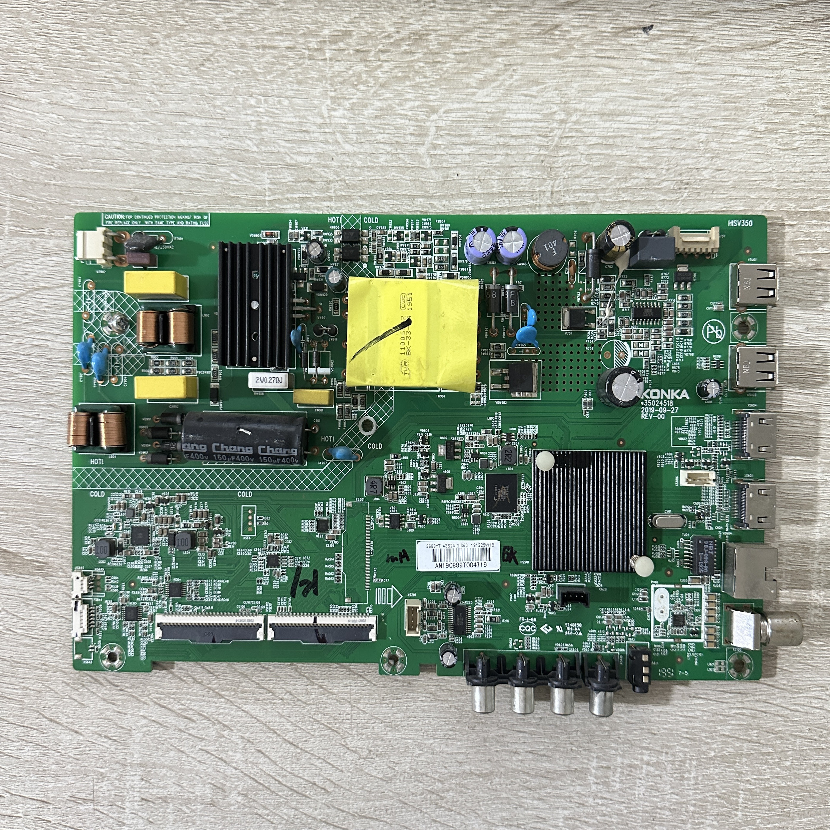 A原装康佳LED43S2A主板35024518配屏72002683YT 2683YT 实拍现货