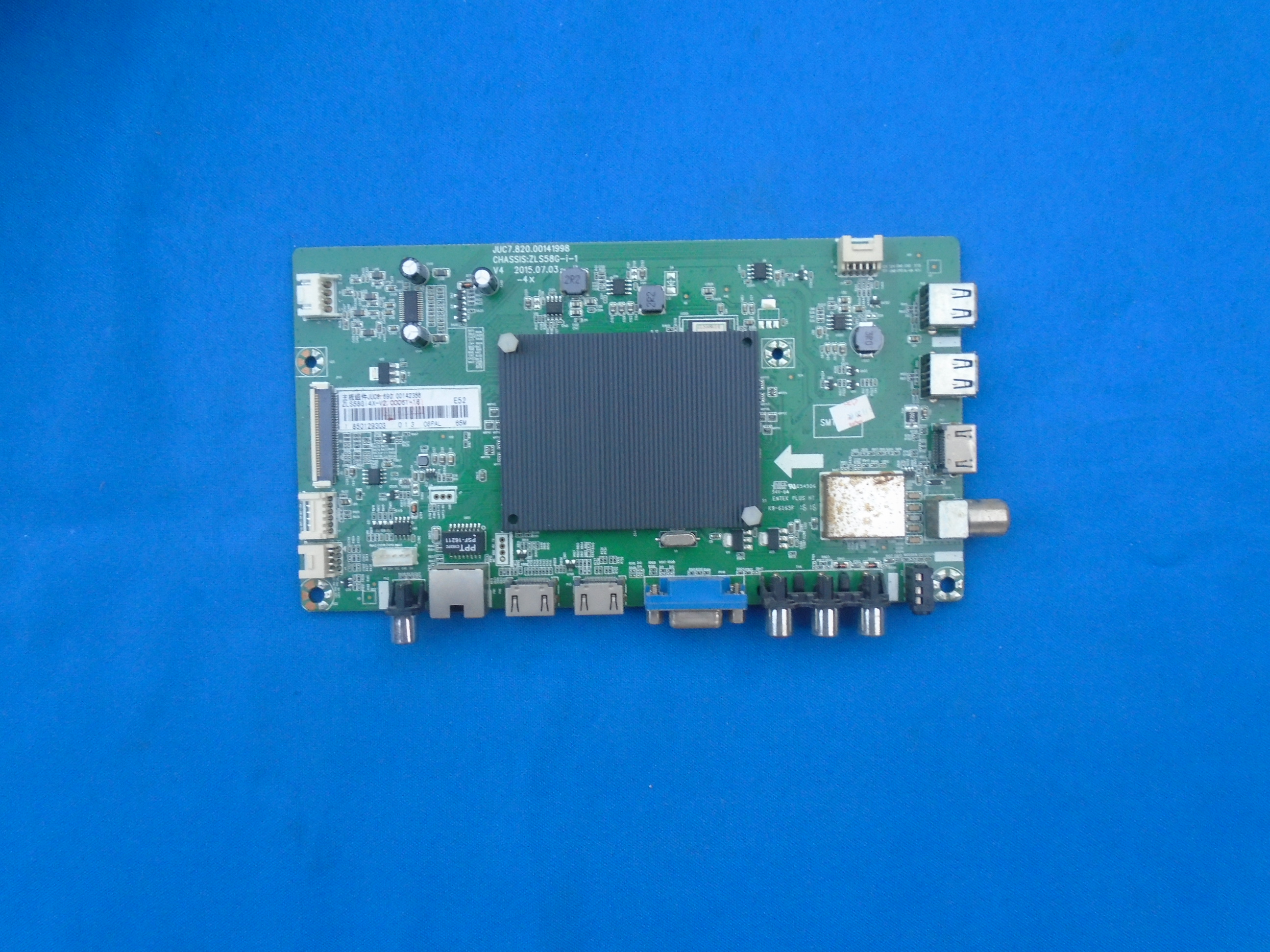 D原装长虹55A1U 55U1主板 JUC7.820.00141998 配屏C550U16-E2-A