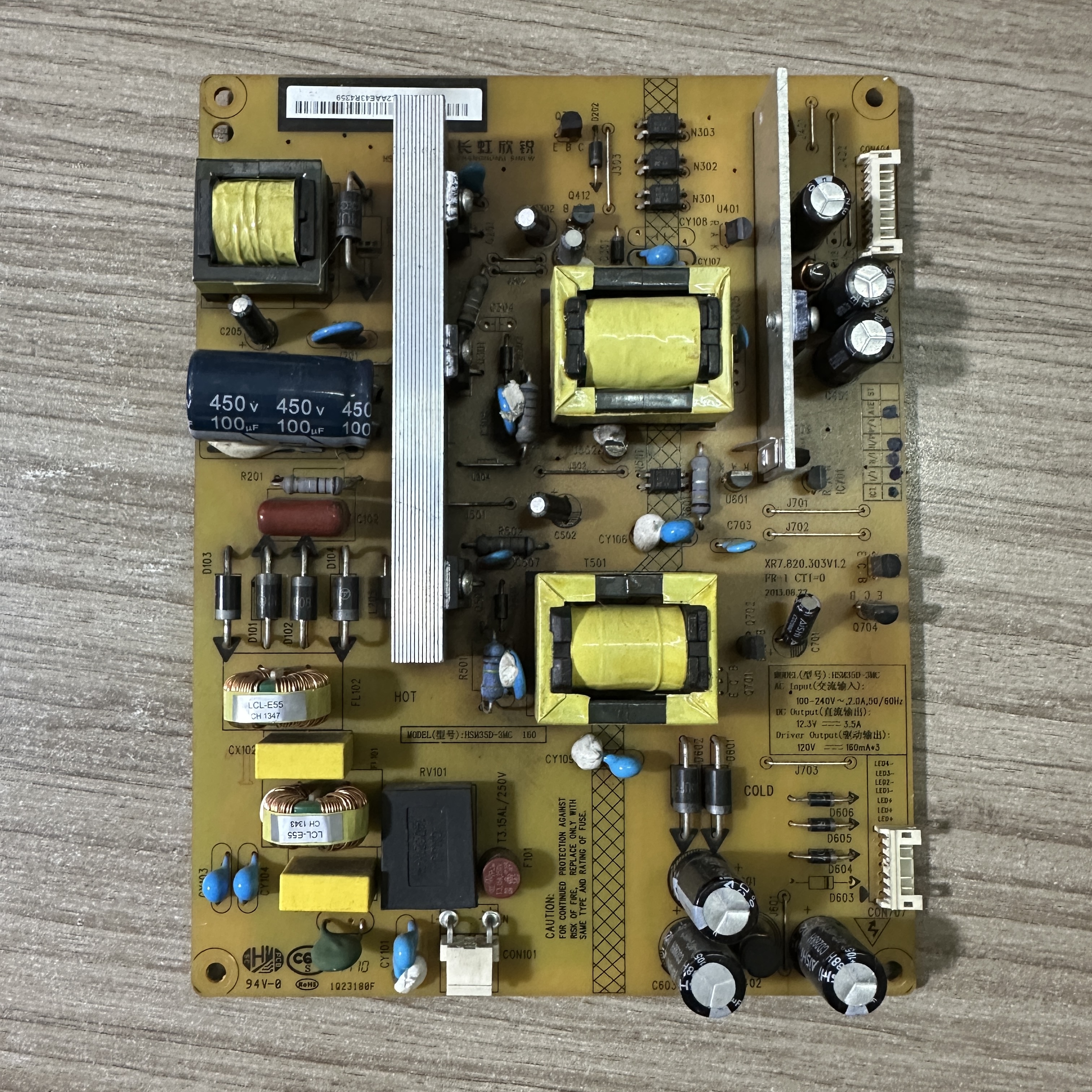 原装长虹LED48C2000i LED48C2080i 电源板HSM35D-3MC 现货实拍