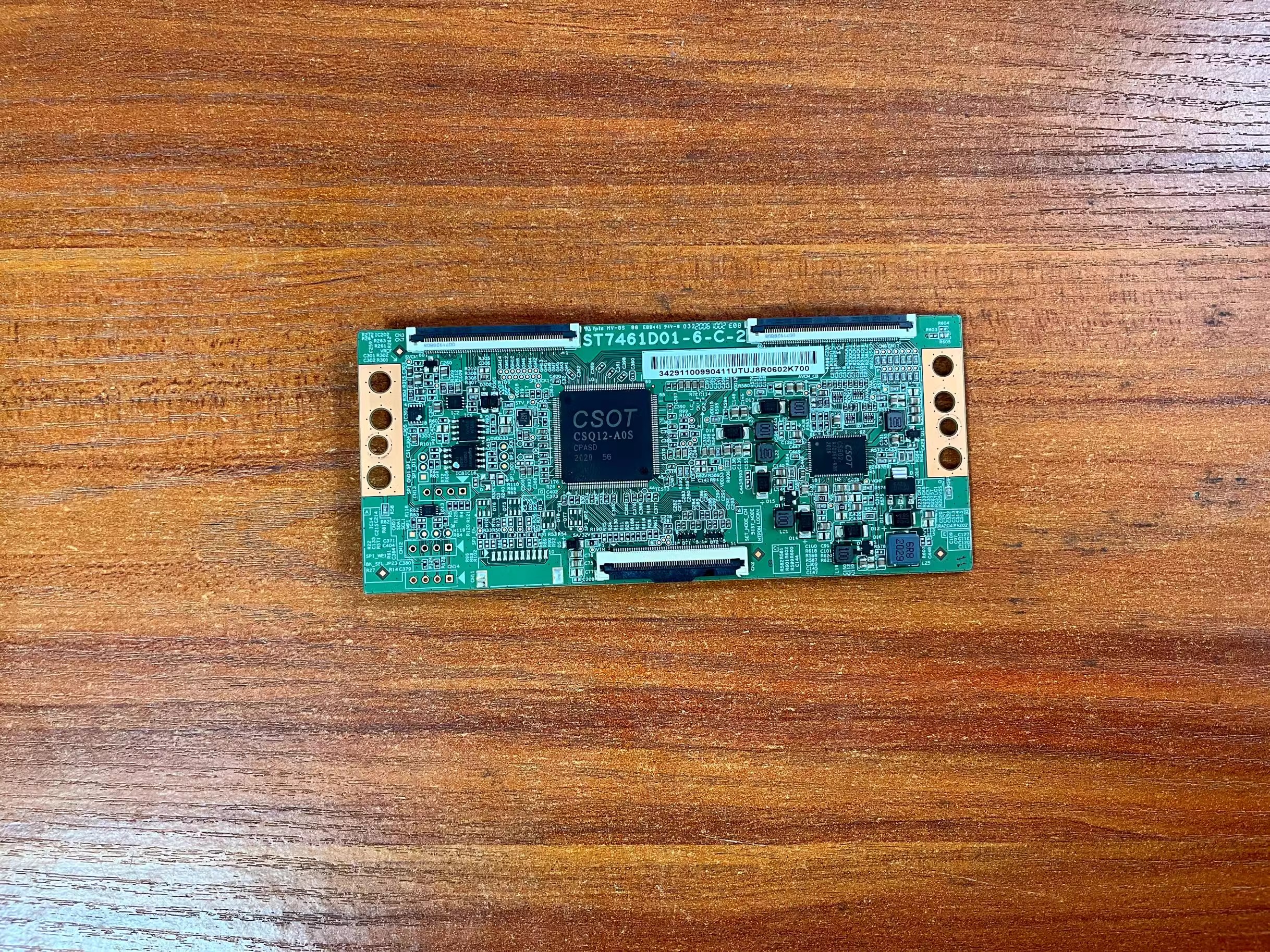 原装TCL 75V8 75V2 液晶电视逻辑板ST7461D01-6-C-2测好  实拍