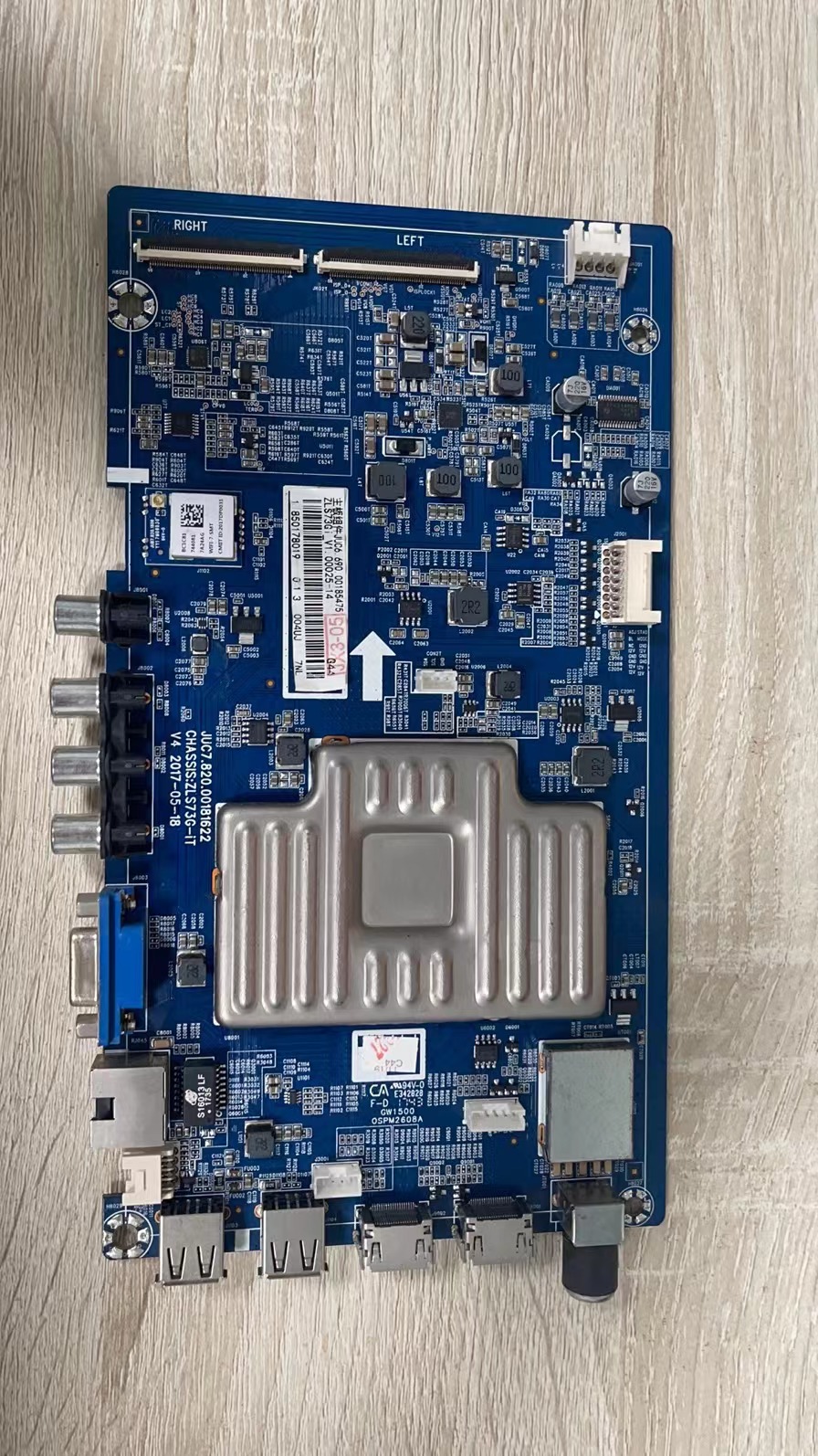 A原装长虹55U1A 555U1主板JUC7.820.00181622配屏C550U16-E2-A