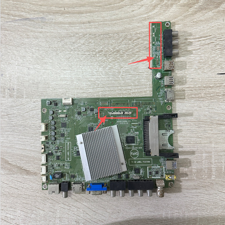 原装海尔U50H7 LU50H7300主板0091802868A V1.1屏V500DK2-KS1实拍
