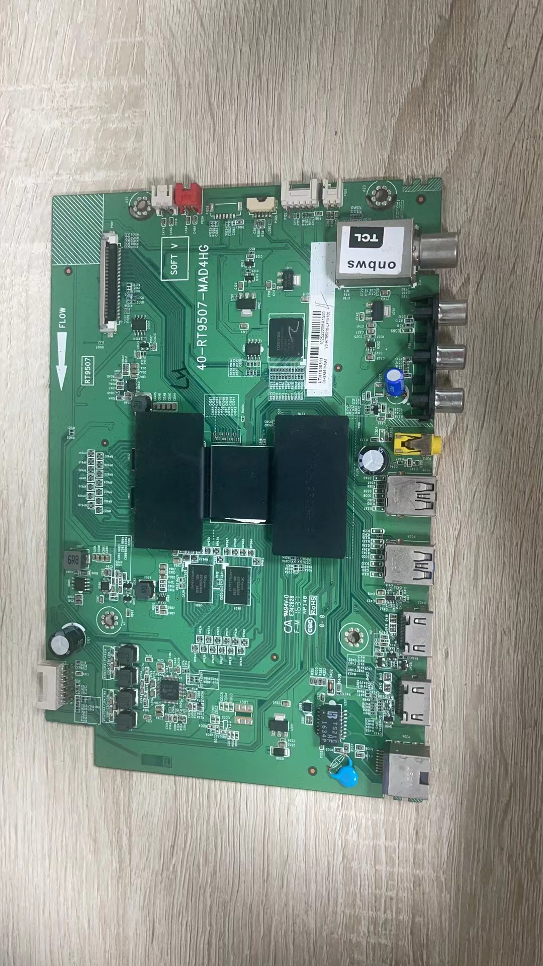 TCL 43/50 40/48/B55A558U D58A620U主板40-RT9507-MAD4HG MAC4HG