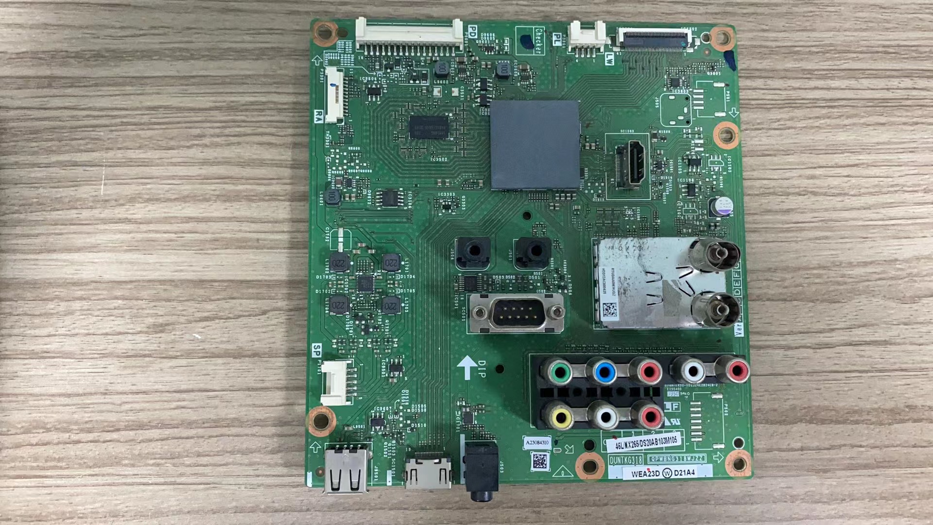 原装拆机夏普LCD- 40LX260A  46NX265A主板QPWBNG318WJZZ 测好