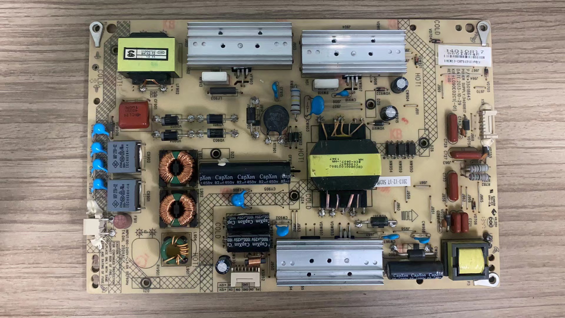 a康佳LED42R6610电源板34010817