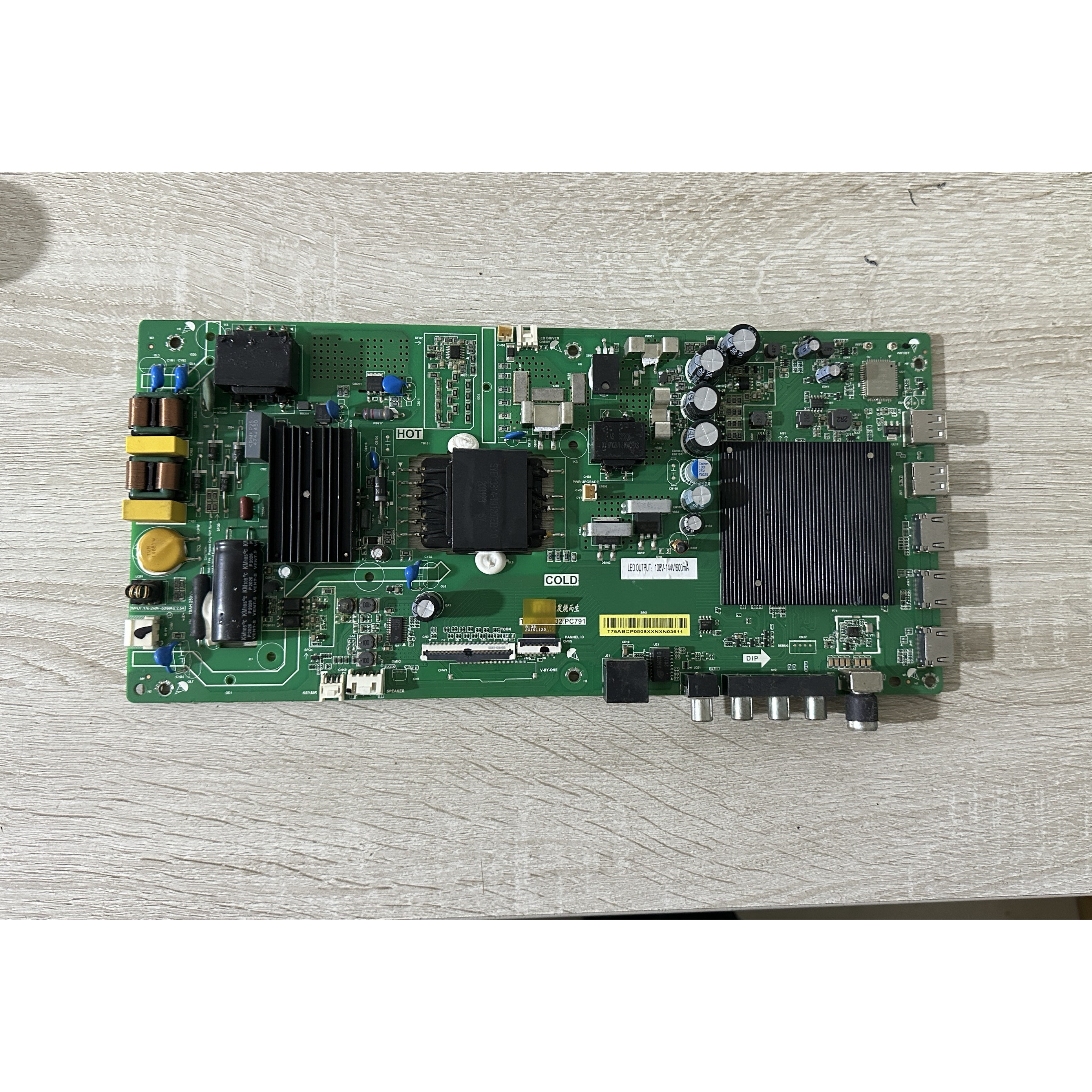 原装小米L50M5-5A L55M5-EX主板TPD.MT9632.PC791 108-144V/600MA