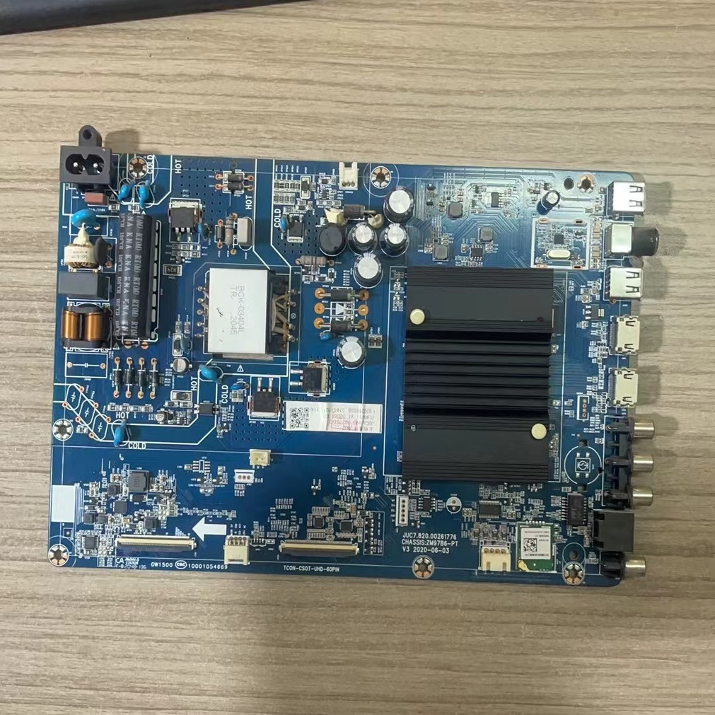 长虹55D4P/S10U 55J3500UH主板JUC7.820.00261776屏C550U19-E10-H