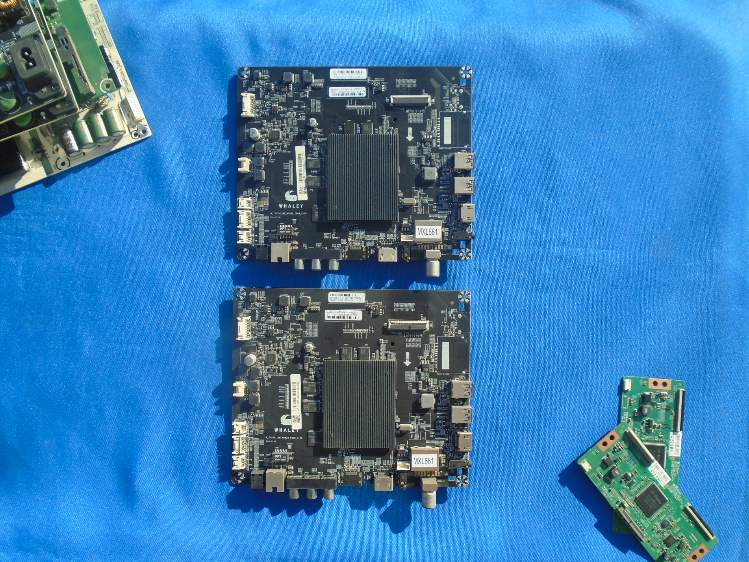 原装微鲸WTV43K1J主板W-TV55K1-MB-M0828-0208-V104配LG屏W430WL1
