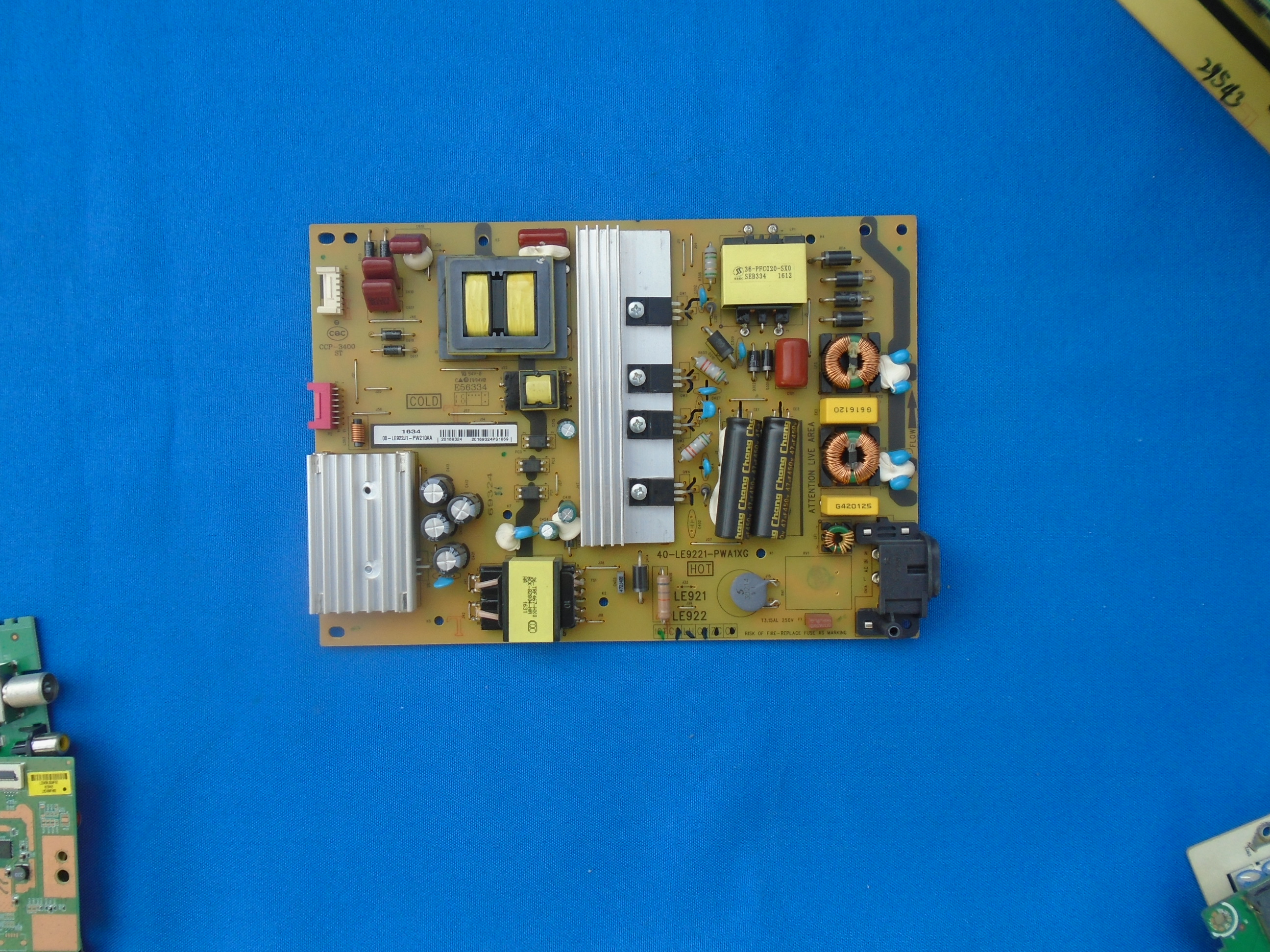 实物@原装TCL L48E5800A-UD B48A558U电源板40-LE9221-PWA1XG