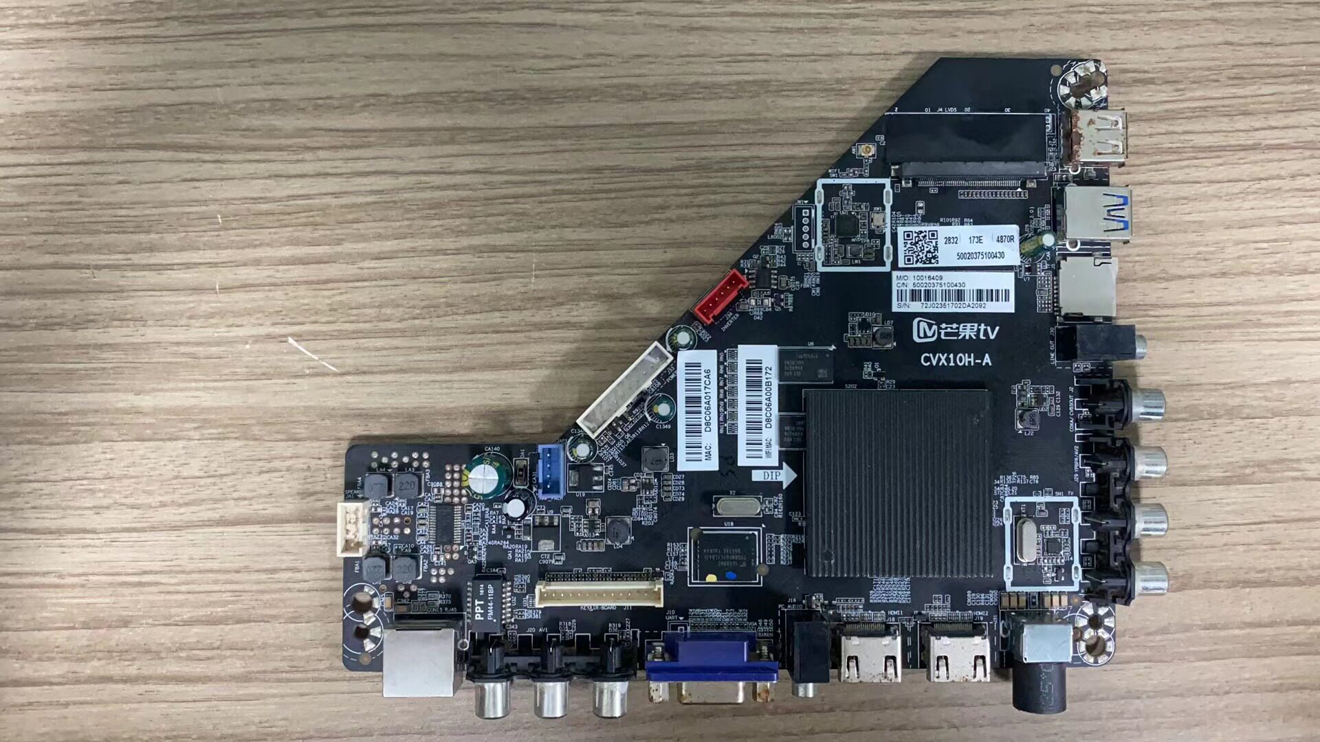 原装拆机爱芒果55MQ1/55M01主板CVX10H-A 屏LSC550FN10