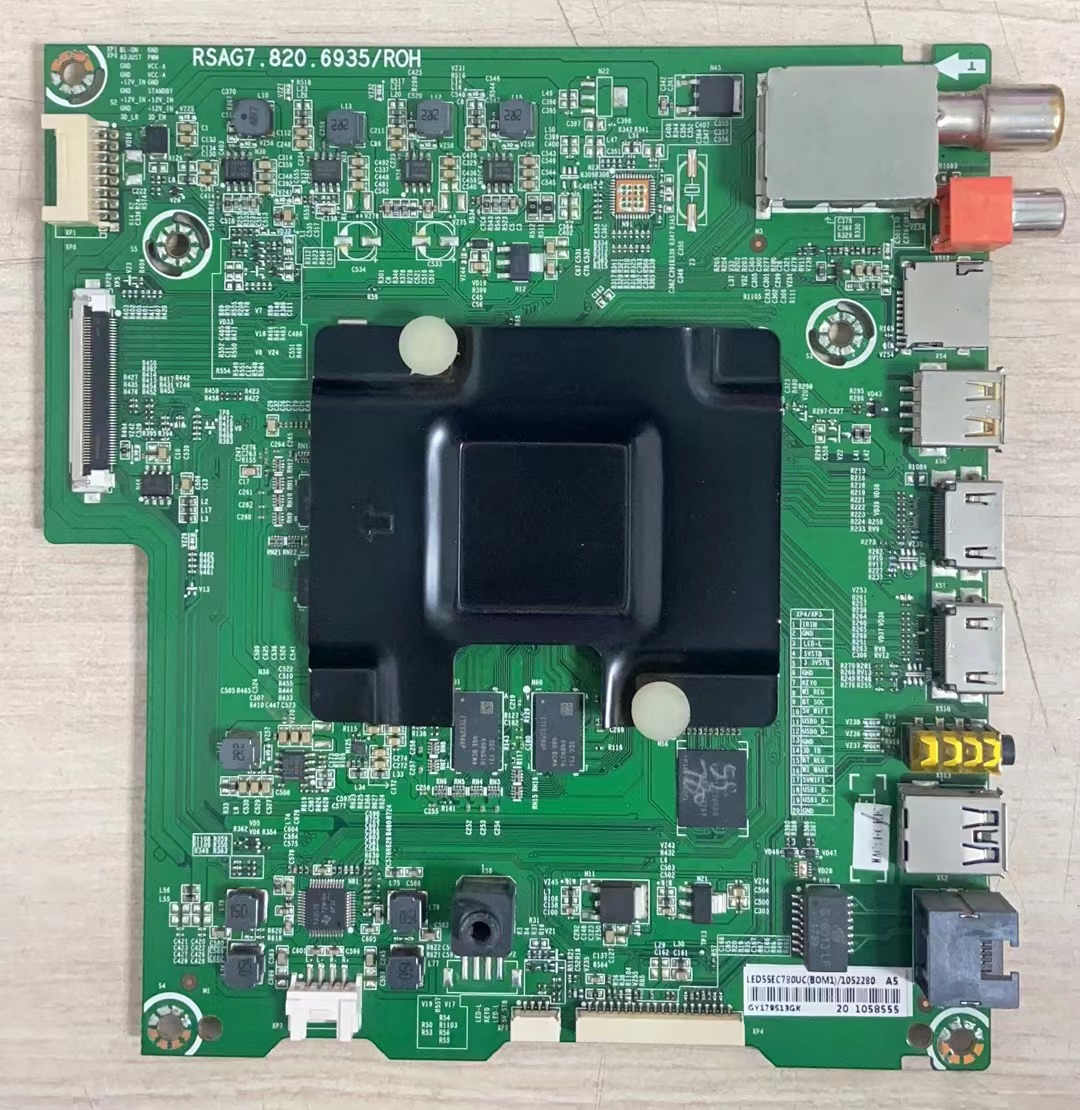 #海信LED55EC780UC(BOM1)主板RSAG7.820.6935屏HE550IUC-B51 实拍