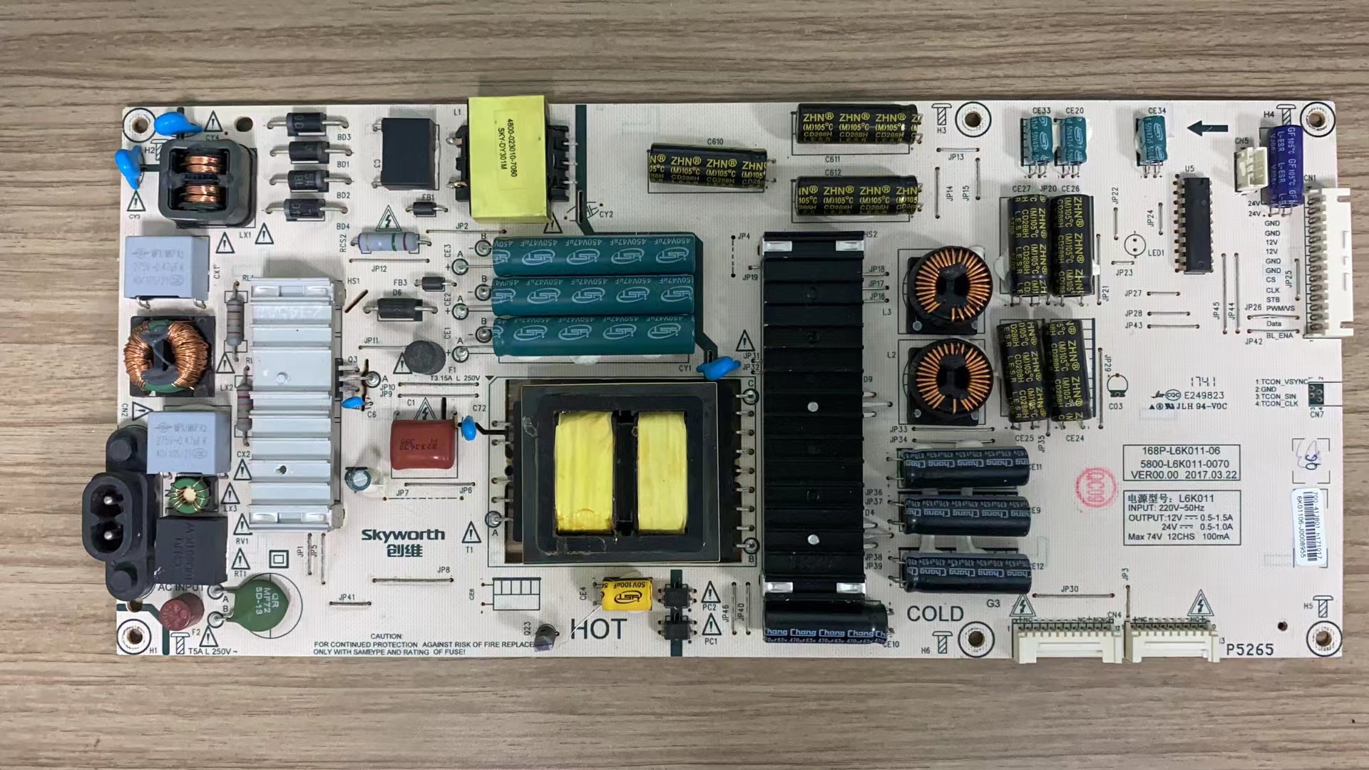 原厂创维55G7 55G8电源板168P-L6K011-00 02 06 5800-L6K011-0070
