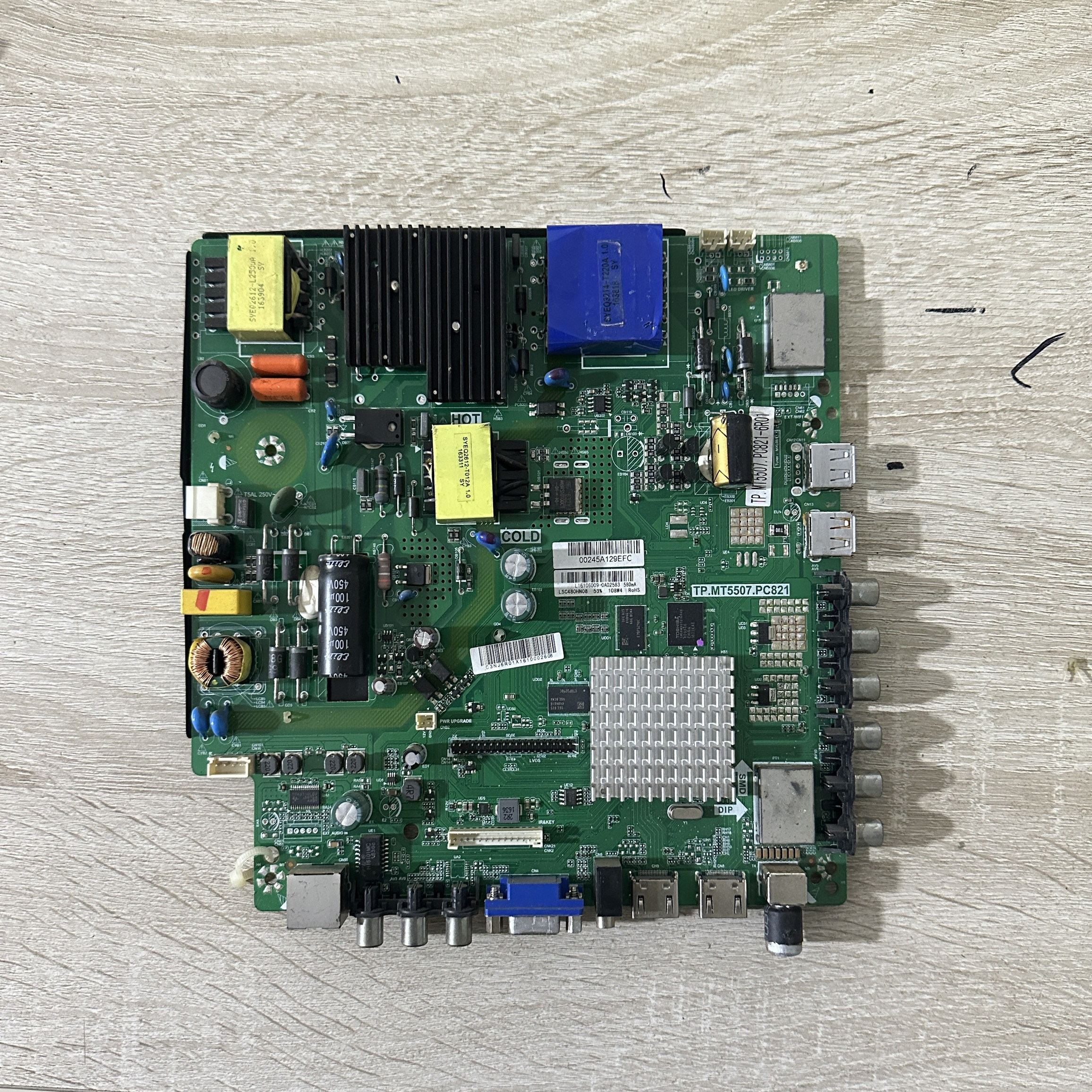 原装三洋48S1 48CE1210M 主板TP.MT5507.PC821 屏LSC480HN08 实拍