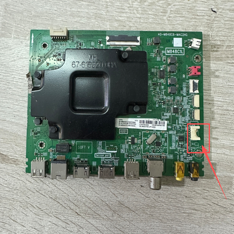 原装实拍 TCL 55P8 主板40-M848C8-MAC2HG 屏LVU550NE8L 现货