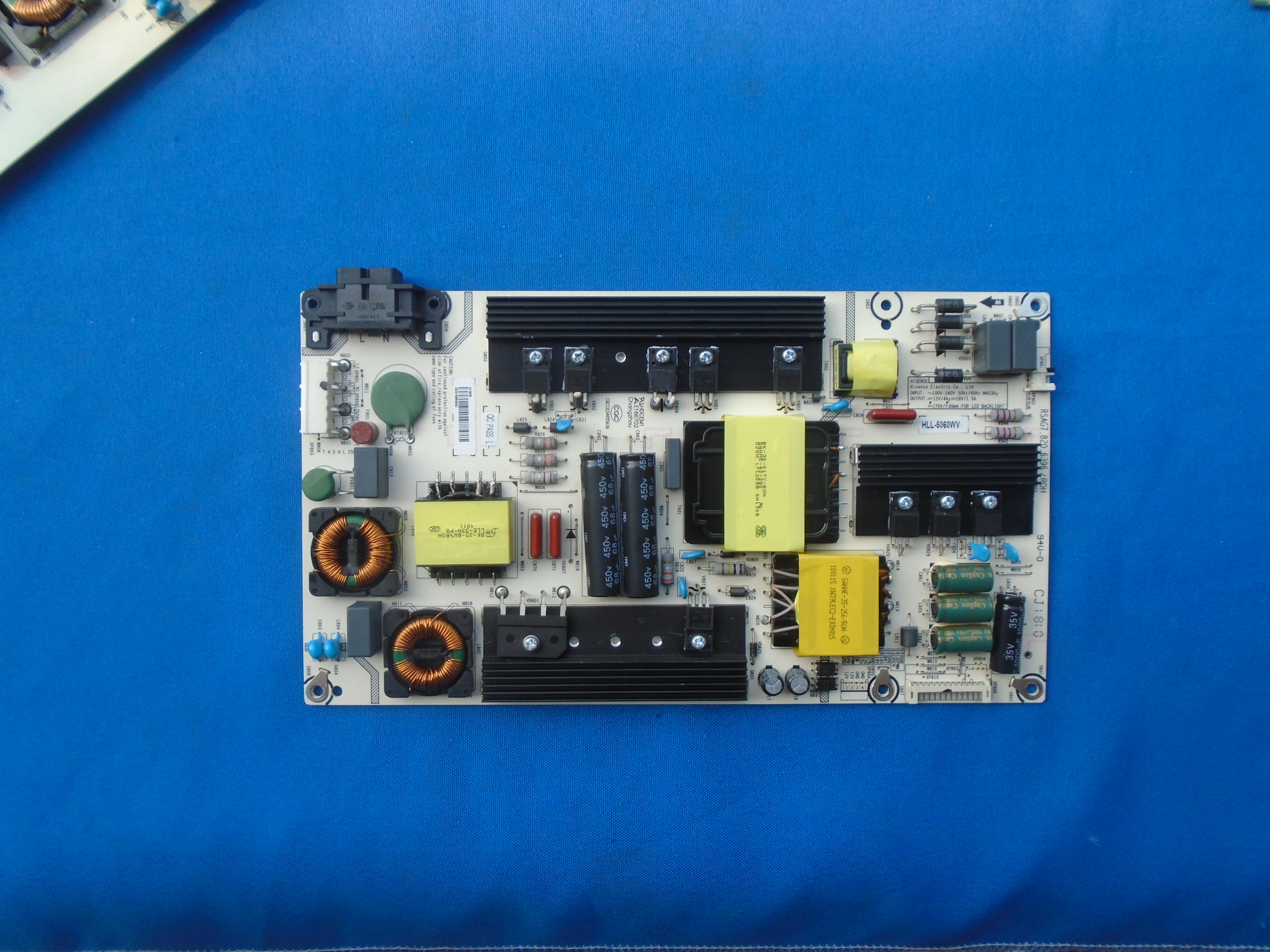 原厂原装海信 LED55N3000U电源板 RSAG7.820.6396 HLL-5060WV 2针