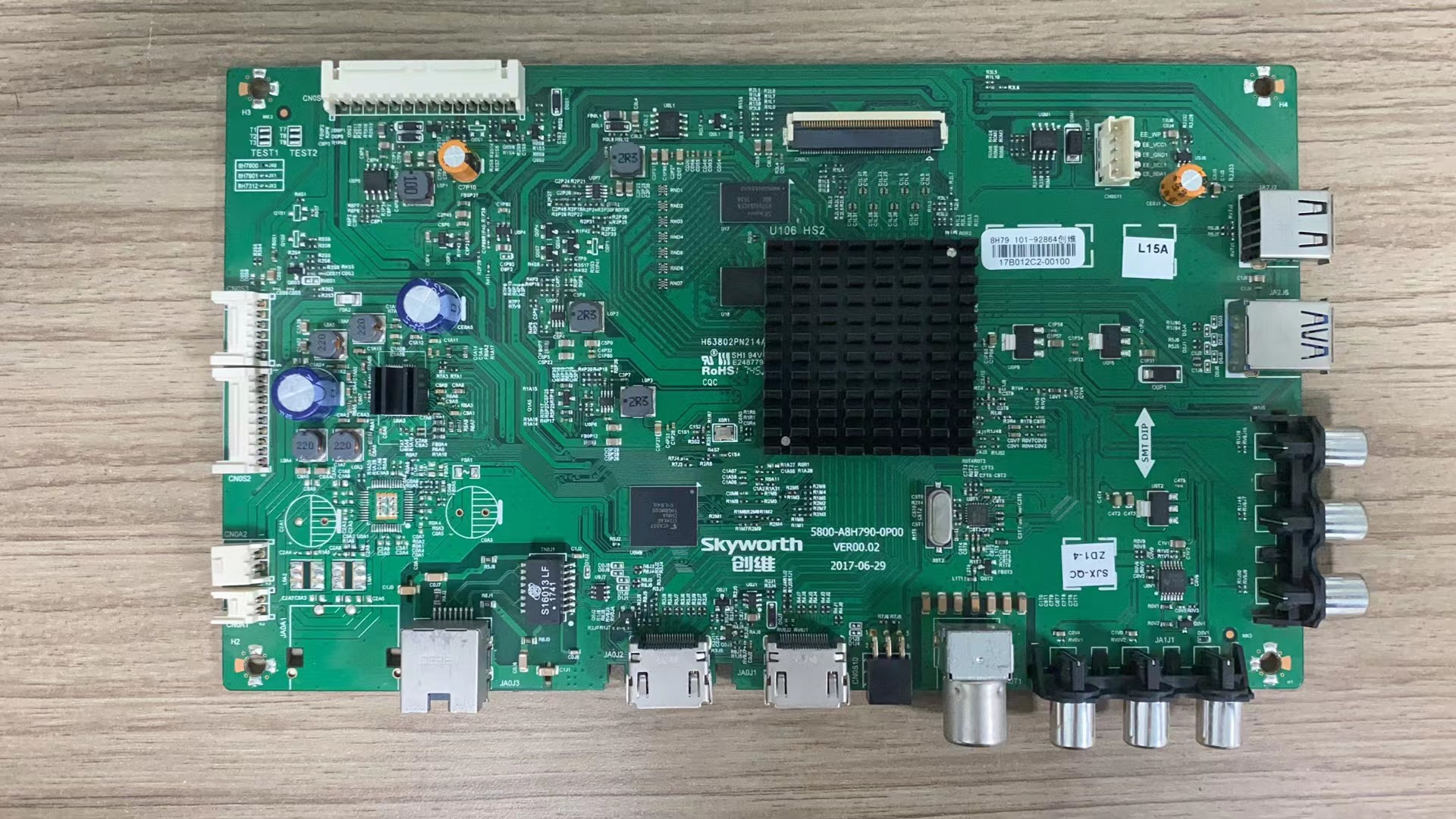 原厂创维55M7/55M5E主板5800-A8H790-0P00屏RDL550WY(LD0-20H/Q)