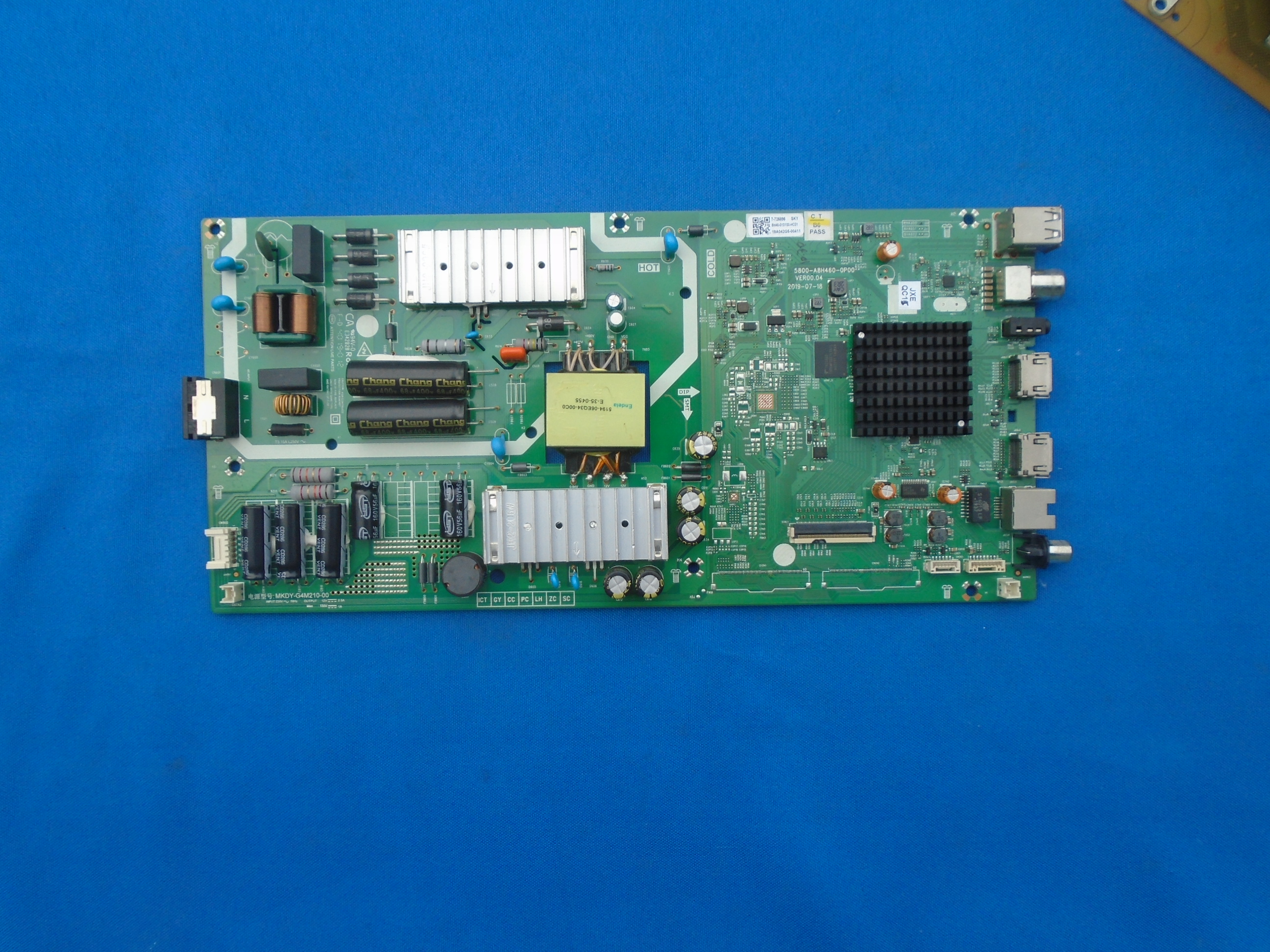 原装创维55G20 55B20主板5800-A8H460-0P10屏RDL550WY(PD0-100)