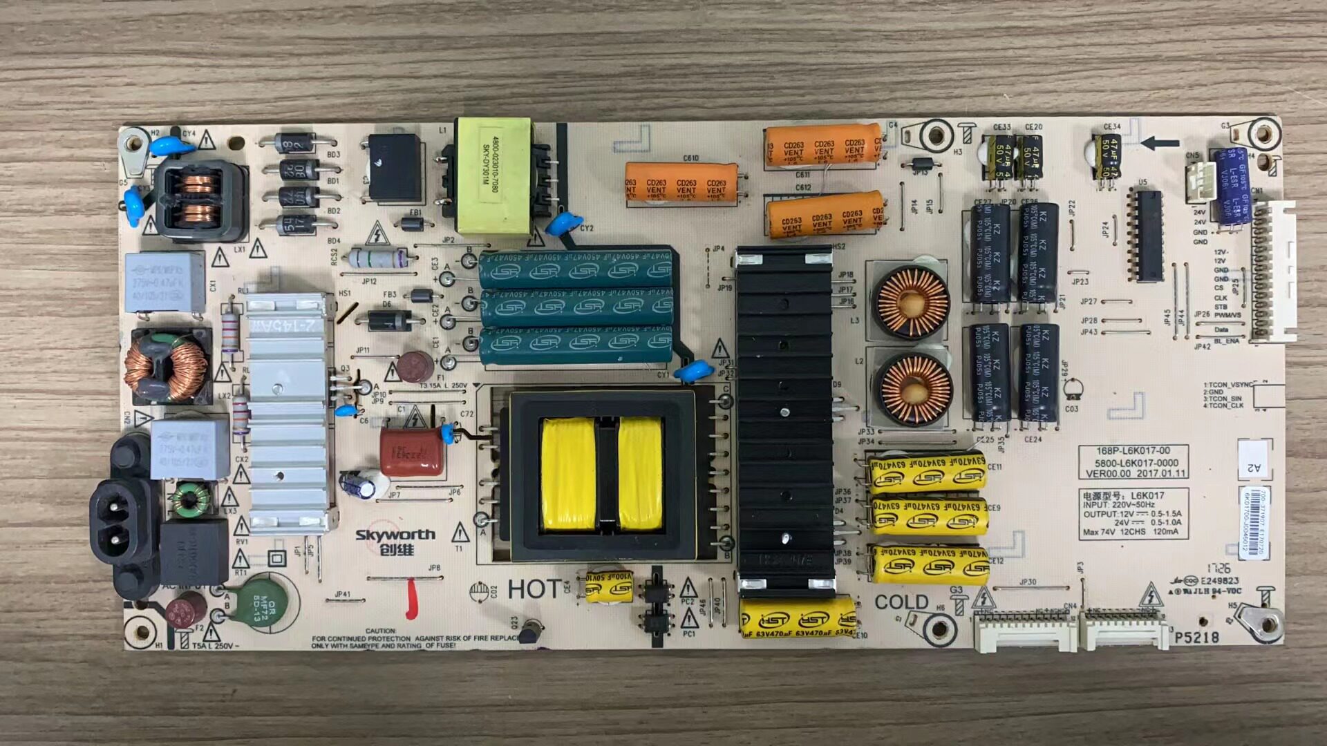 原装拆机创维 55Q7 55Q8电源板168P-L6K017-00 5800-L6K017-0000