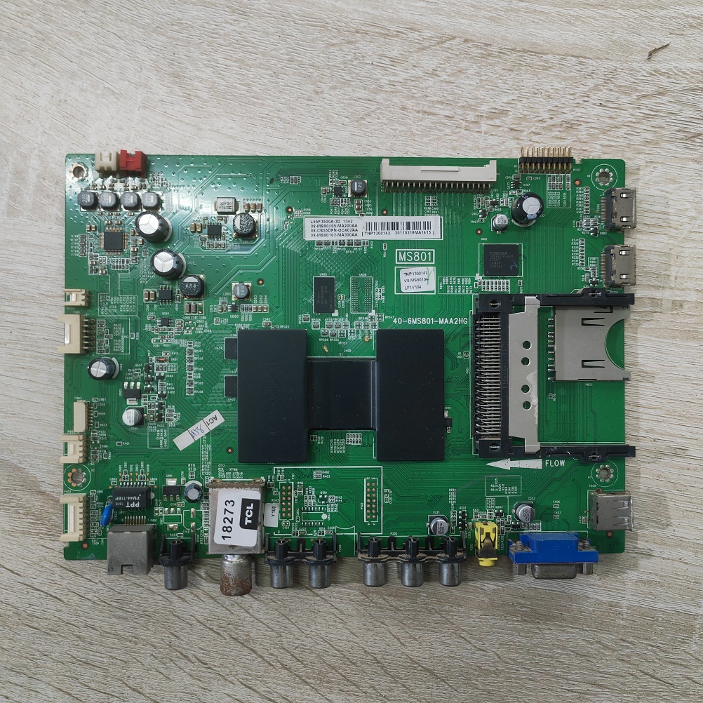 @原装TCL L55F3500A-3D 电视主板 40-6MS801-MAB2HG屏LVF550SE3L