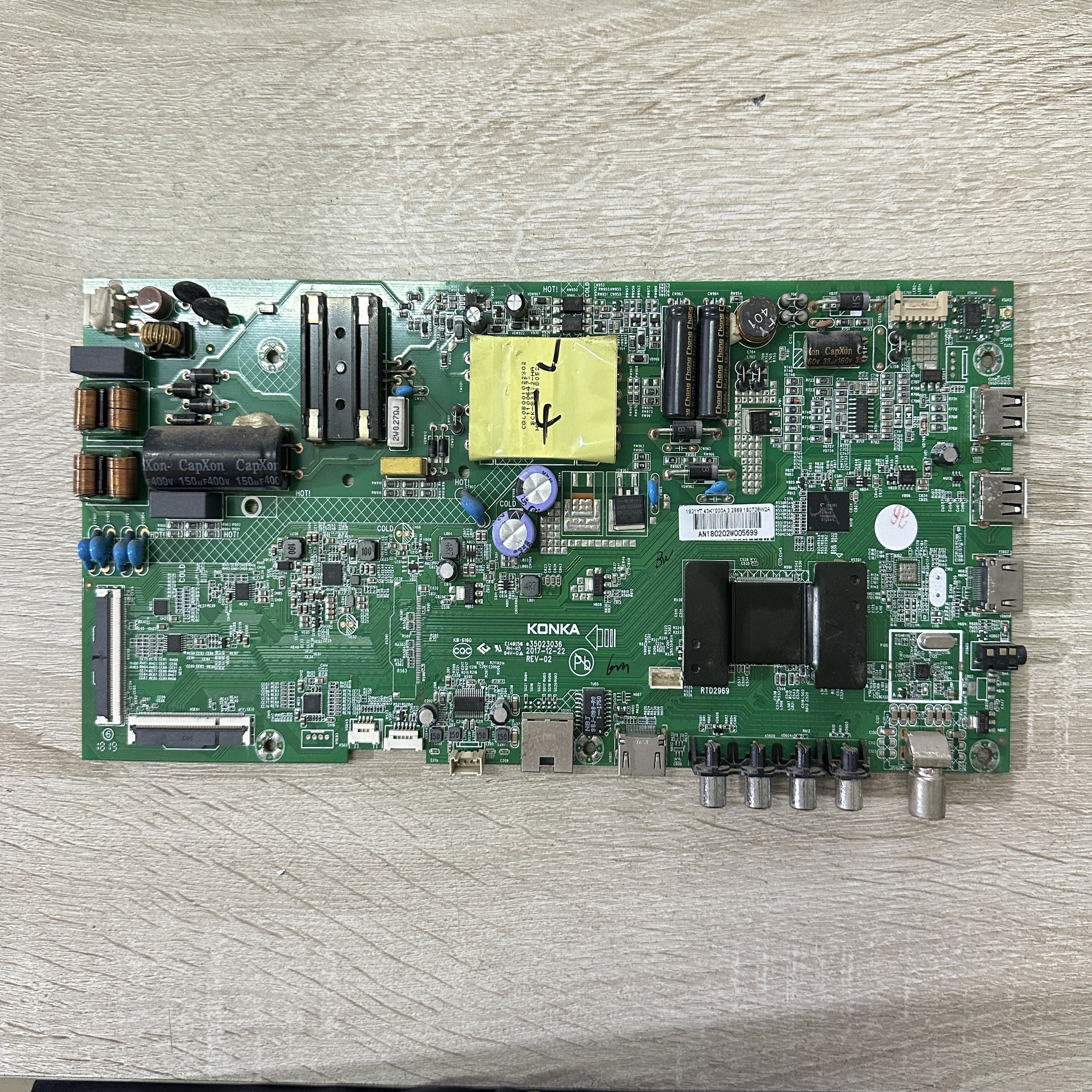 A原装康佳LED43K1000A 主板35023036 屏72001921YT 1921YT 实拍