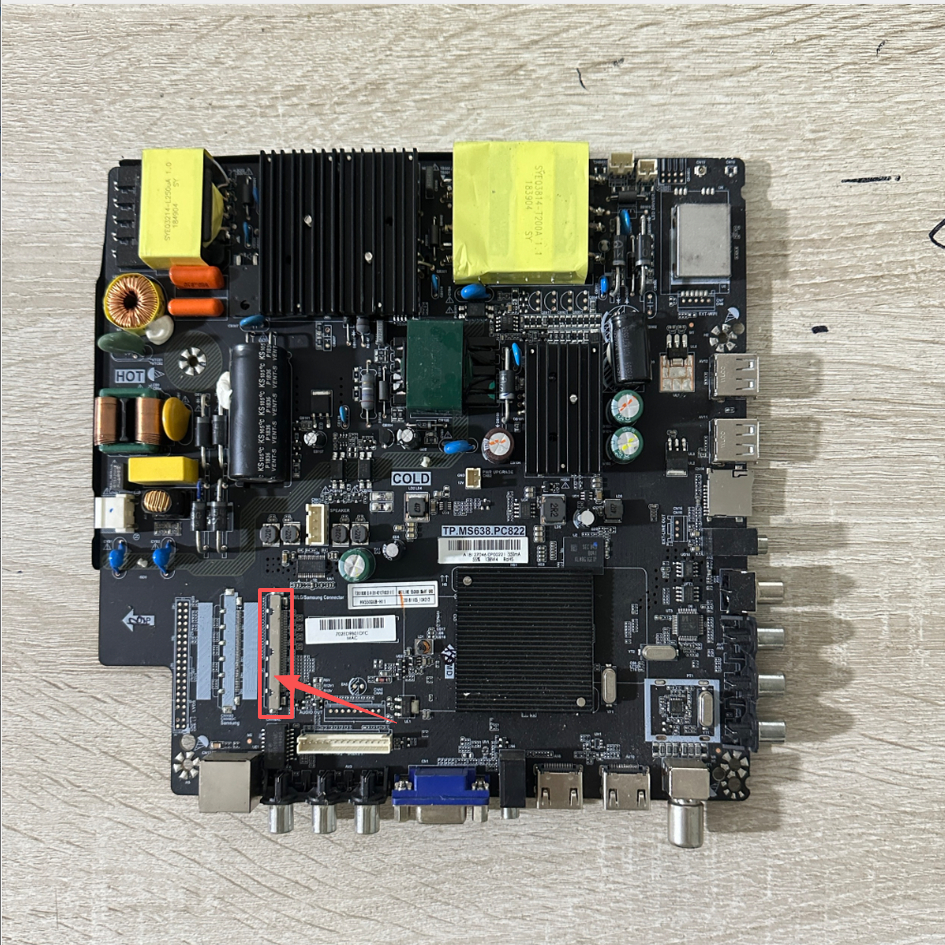 55寸液晶电视55C800 主板TP.MS638.PC822 屏HV550QUB-H11现货实拍