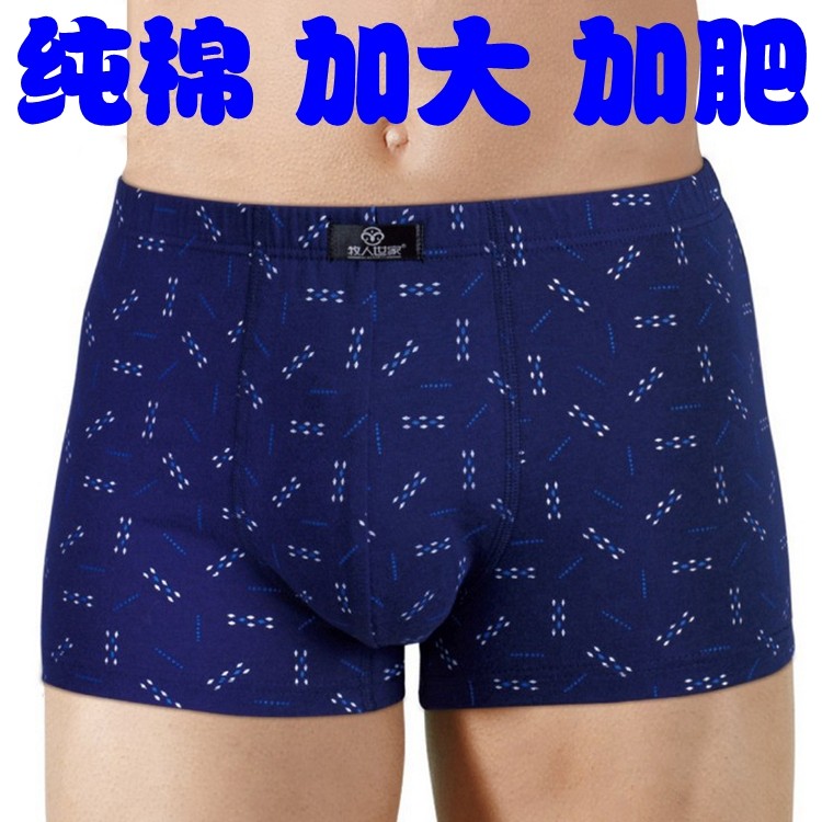 大码纯棉内裤男士平角裤全棉中老年盒装加大四角短裤肥佬裤 4条装,女士内衣/男士内衣/家居服,男平角内裤,淘宝优惠券,粉丝福利购,淘宝优惠卷