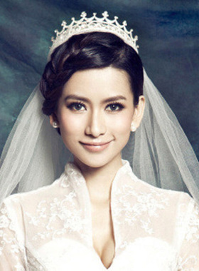 赫本婚纱头饰新娘皇冠高级王冠
