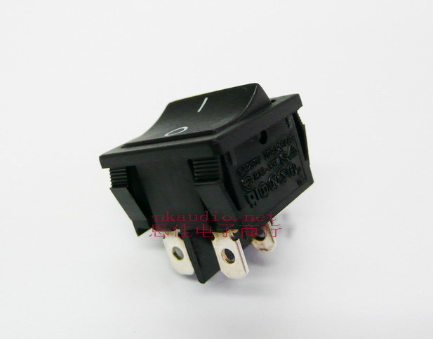 船型　镀银电源开关 10A 125VAC　6A/250V