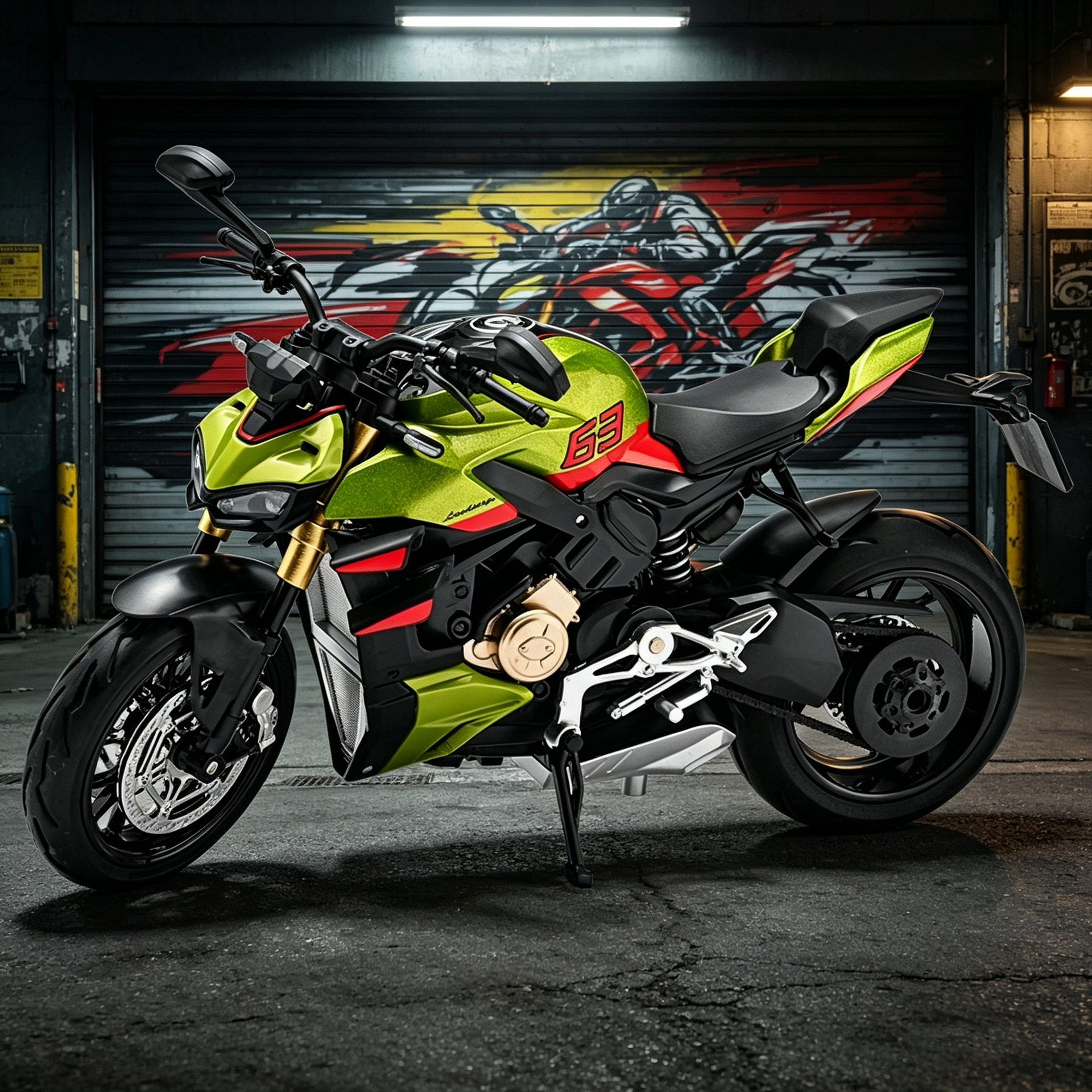 新品1/12合金杜卡笛V4S摩托车模型声光玩具125重型机车儿童礼物