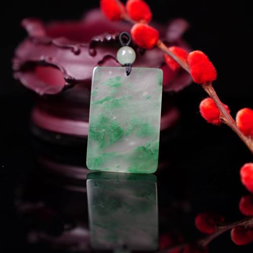 天然非洲翠吊坠女款挂件