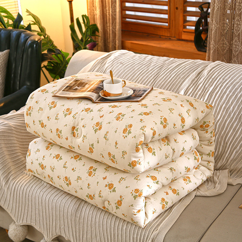 A类双层纱大豆纤维被春秋被冬被单双人学生宿舍被子空调被夏凉被,床上用品,化纤被,淘宝优惠券,粉丝福利购,淘宝优惠卷
