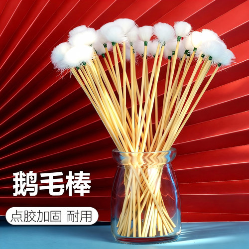 神器挖耳朵木柄专业鹅毛棒