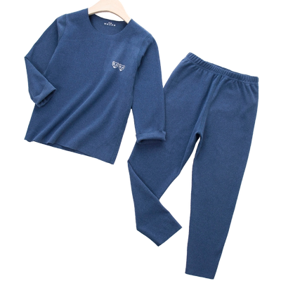 无痕保暖内衣套装男女童