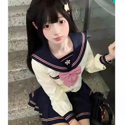 小野中原创jk制服套装水手服夏季