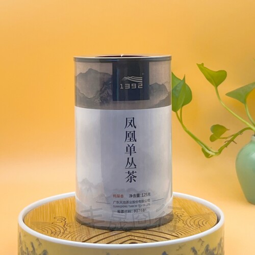 天池茶业1392传承系列鸭屎香潮州凤凰单丛茶叶罐装散茶125g罐乌岽