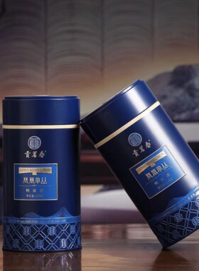 贡茗春鸭屎香潮州凤凰单丛茶叶 炭焙乌龙茶银花香罐装散茶100g罐