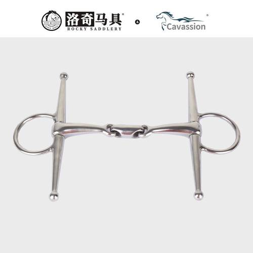 H型三节衔铁 口衔 马匹训练马术马具8209024