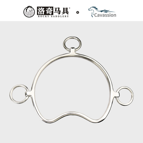 Cavassion公马衔铁 马匹装备马术 口衔 马嚼子 洛奇马具8209061
