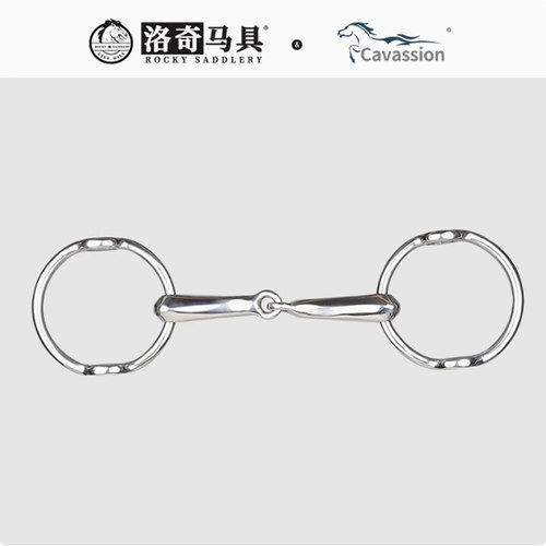 Cavassion马球衔铁 125/135/145口衔嚼子马术骑马洛奇马具8209039