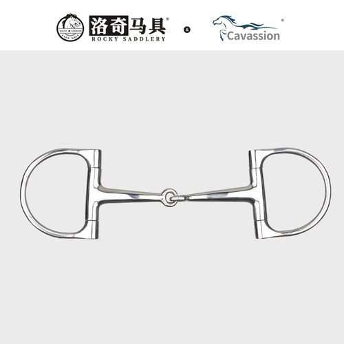 Cavassion D形衔铁 口衔 马嚼子 马术马具骑马骑士骑手8209093