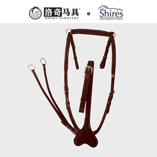 英国Shires胸带低头革马匹调教牛皮低头革（8214016）
