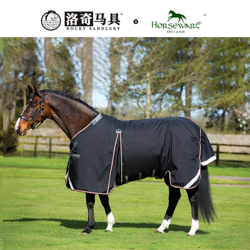 horseware 薄款纯色黑色马衣 HW18084