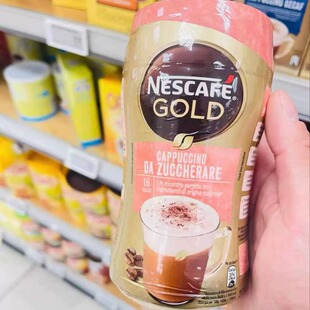 意大利Nescafe雀巢Cappuccino卡布奇诺速溶无糖咖啡225g