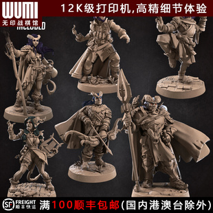 【提夫林】破誓者 吟游诗人 盗贼 德鲁伊 技师 武僧 游侠 dnd模型