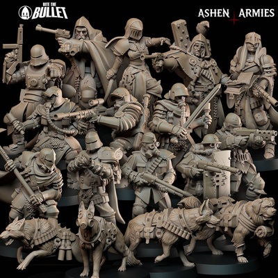 【圣洁军团】安条克 重步兵 战壕远征子弹十字军跑团桌游棋子模型