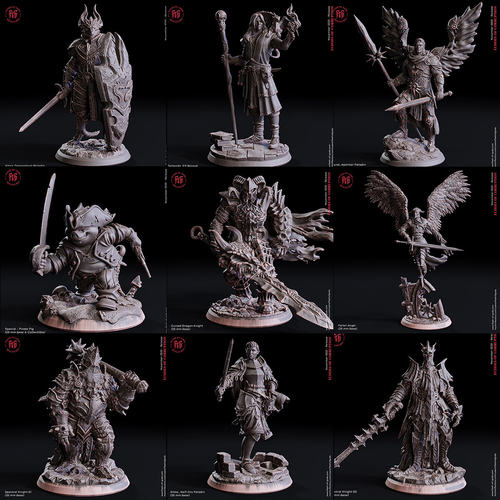 【怪物】半神裔半兽人龙裔圣骑士 破败龙 堕落天使 DND棋子跑团