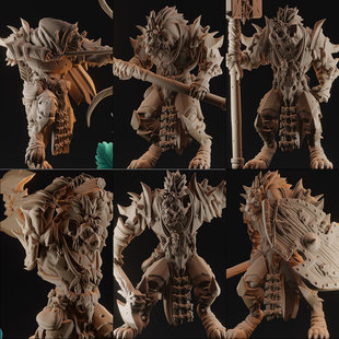 【豺狼战士】射手 重锤兵 抛斧兵 盾刀兵 双斧 奇幻 DND棋子跑团