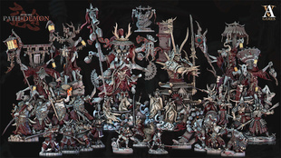 日本骷髅武士 酒吞鬼 青面鬼 神社鬼 DND跑团桌游棋子模型 大反派